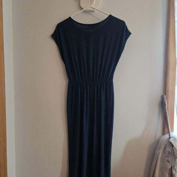 Elegant Teal Dress By Monteau - Picture 2 of 2